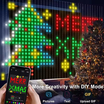 Smart LED Christmas Curtain Lights